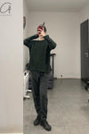Daniel Andresen sweater FALCON moss green